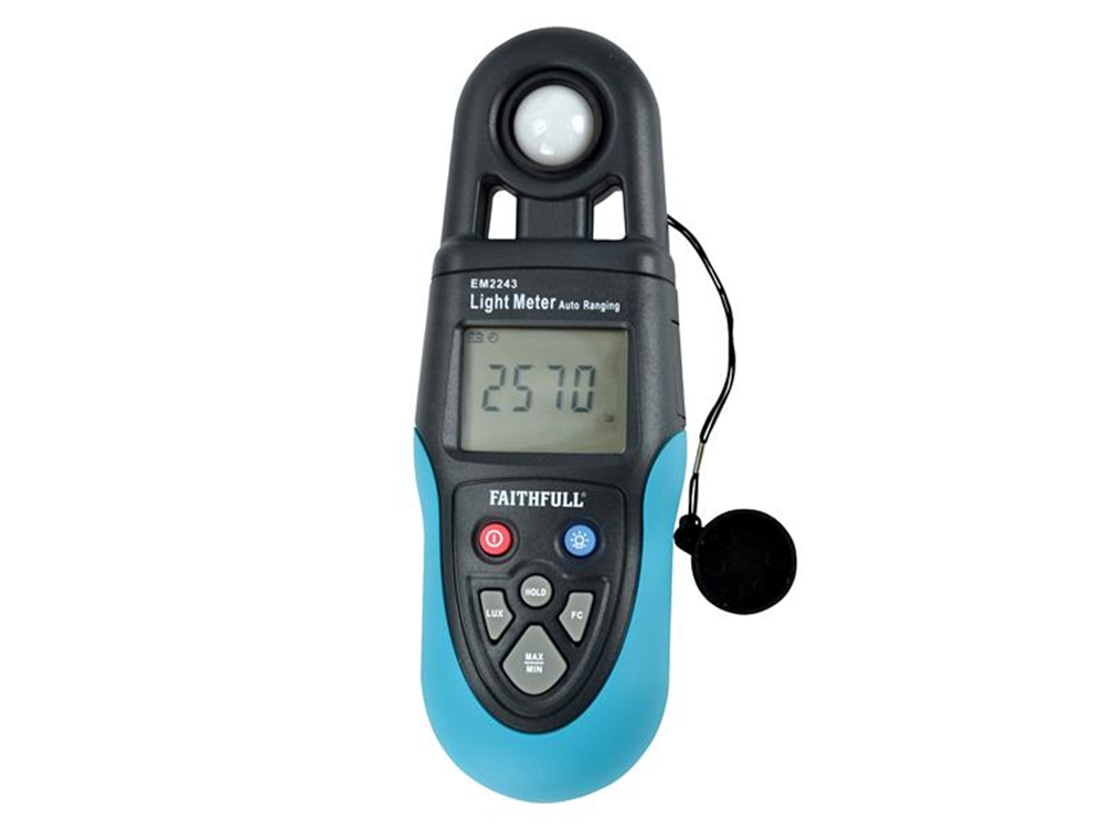 Faithfull FAIDETLIGHT Digital Lux / Light Meter |