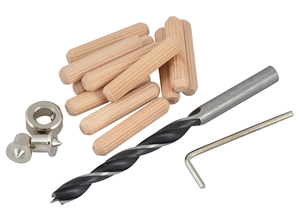 Faithfull FAIDOWKIT6 Dowel Kit 6mm Drill & Points |