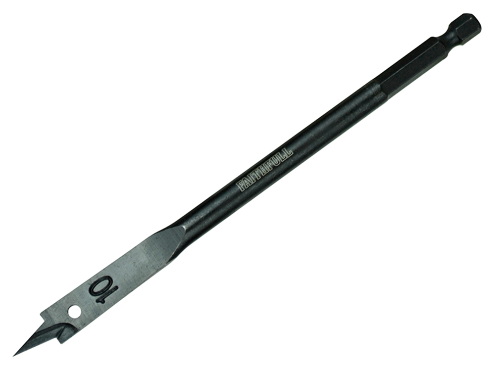Faithfull FAIFB10 Flat Bit 10mm x 152mm |