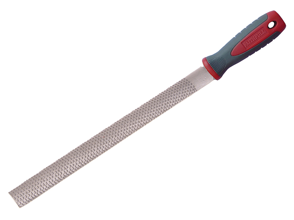Faithfull FAIFICR10 Handled Half-Round Cabinet Rasp 250mm (10in) |