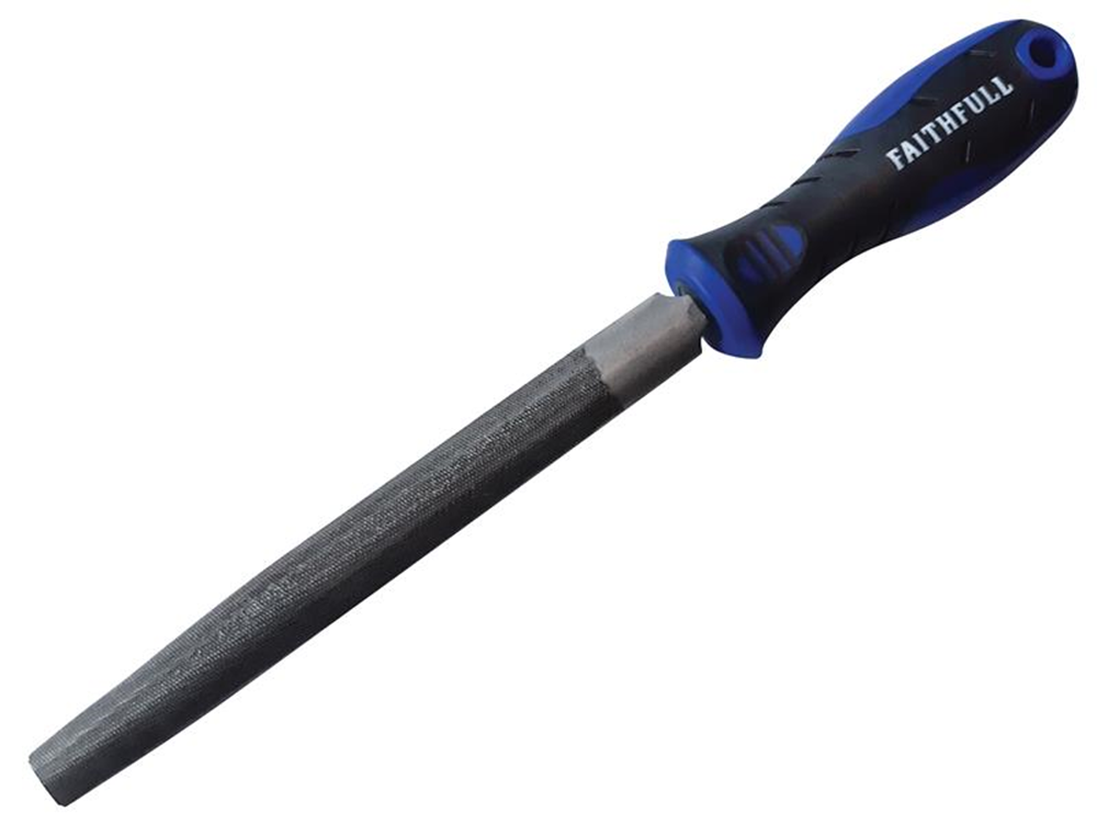 Faithfull FAIFIHRSC6 Handled Half-Round Second Cut Engineers File 150mm (6in) |