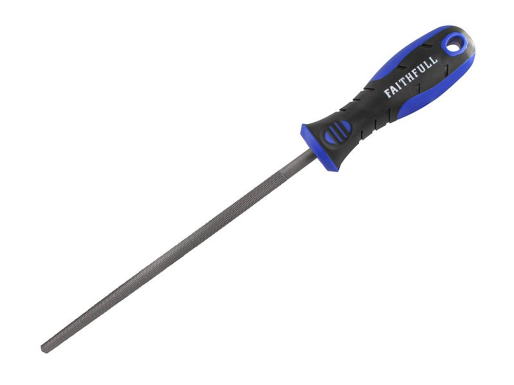 Faithfull FAIFIRSC8 Handled Round Second Cut Engineers File 200mm (8in) |