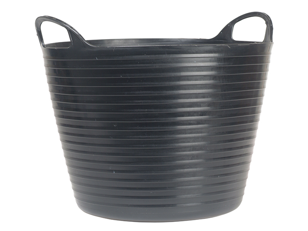 Faithfull FAIFLEX28B Heavy-Duty Polyethylene Flex Tub 28 litres Black |