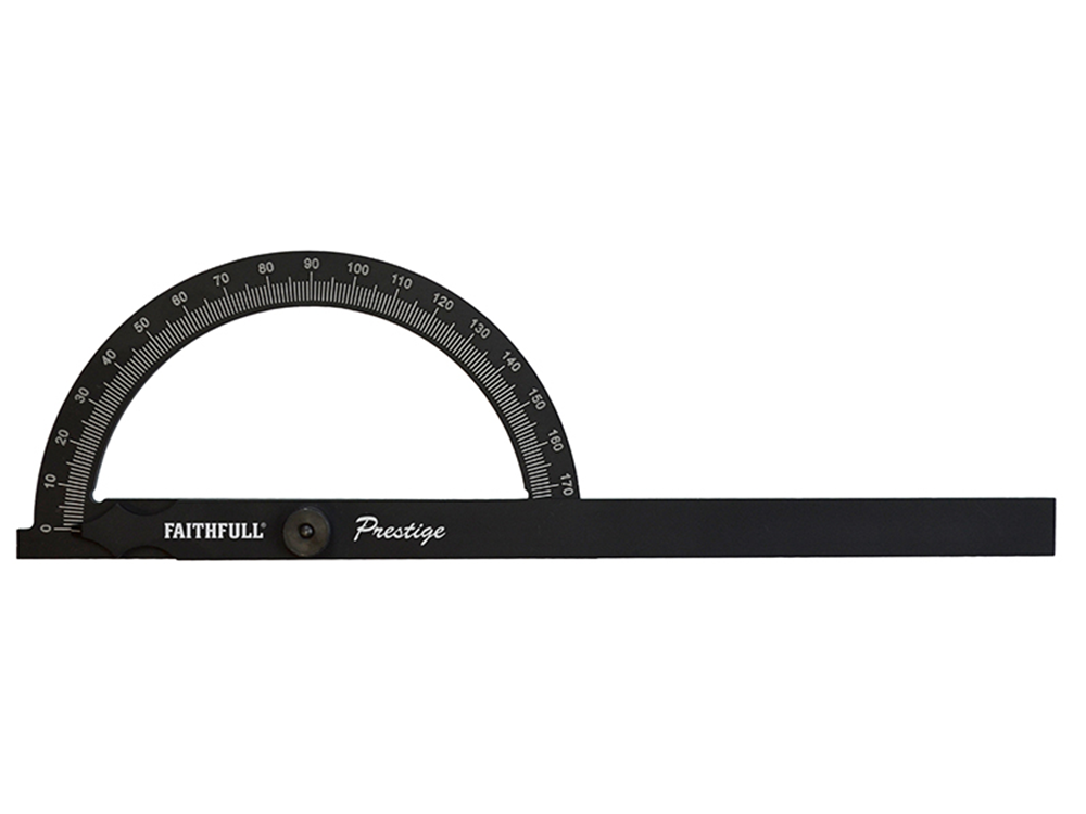 Faithfull FAIGAUGECNC Prestige Angle Gauge Black Aluminium 150 x 270mm |