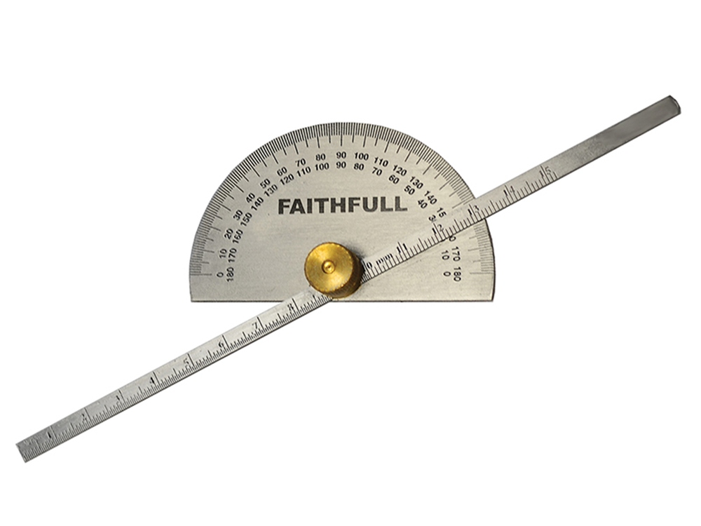 Faithfull FAIGAUGEDEPT Depth Gauge with Protractor 150mm (6in) |