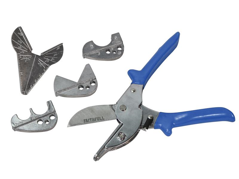 Faithfull FAIGCKITPC Multi-Function Gasket & Pipe Mitre Shears Kit |