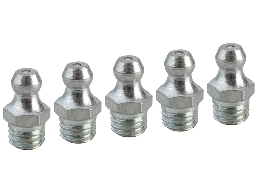 Faithfull FAIGGN8125M Grease Nipple Straight M8 x 1.25 (Pack 5) |