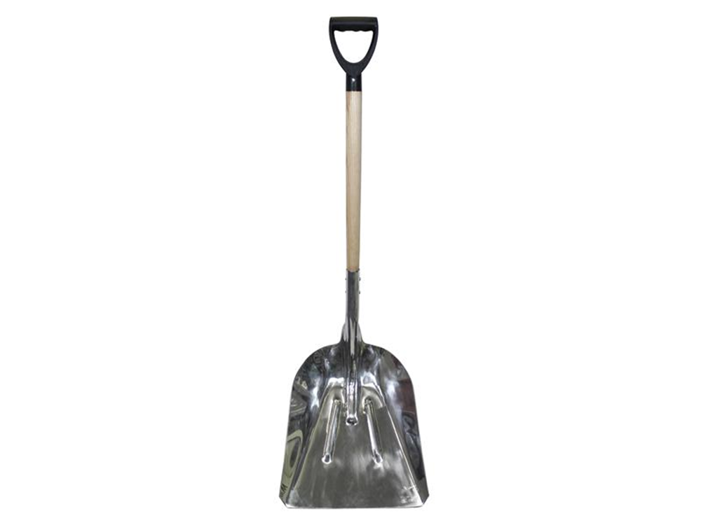 Faithfull FAIGRAIN Aluminium Grain Shovel Wood Handle |