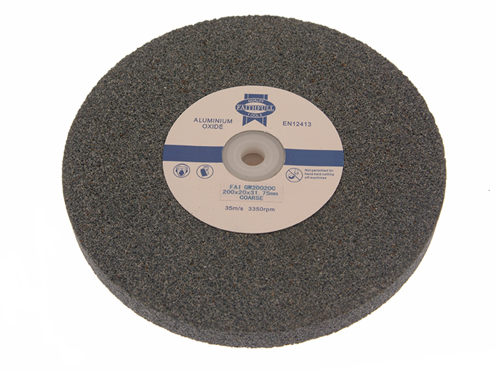 Faithfull FAIGW20025GG General Purpose Grinding Wheel 200 x 25mm Green Grit |