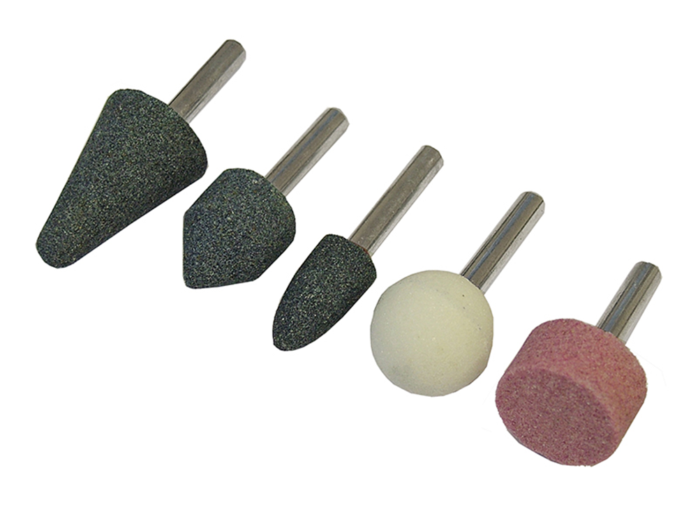 Faithfull FAIGWSET5 Mounted Grinding Stones Set, 5 Piece |