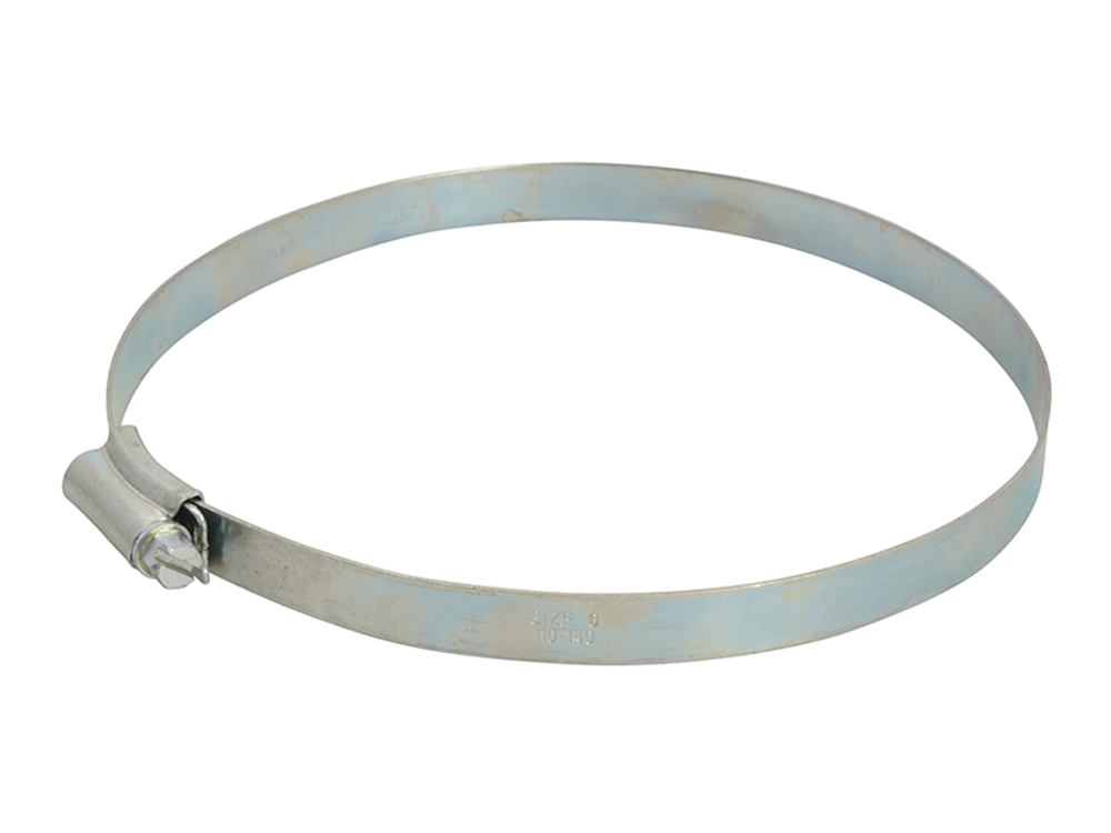 Faithfull FAIHC6B 6 Hose Clip - Zinc MSZP 110 - 140mm |