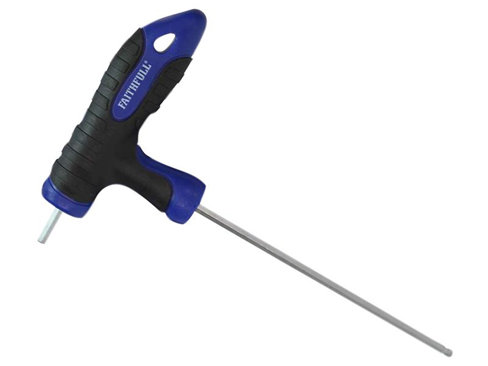 Faithfull FAIHK80MTN Ball Ended T-Handle Hexagon Key 8mm |