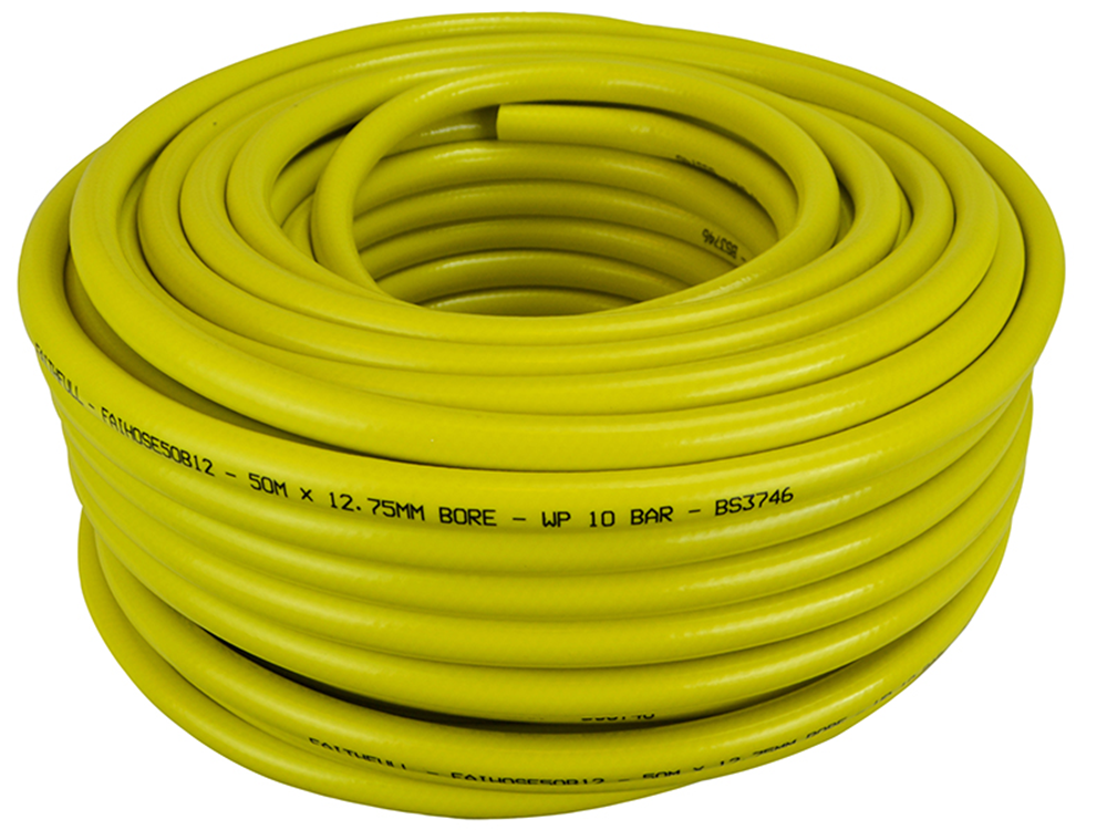 Faithfull FAIHOSE50B12 Heavy-Duty Reinforced Builder's Hose 50m 12.5mm (1/2in) Diameter |