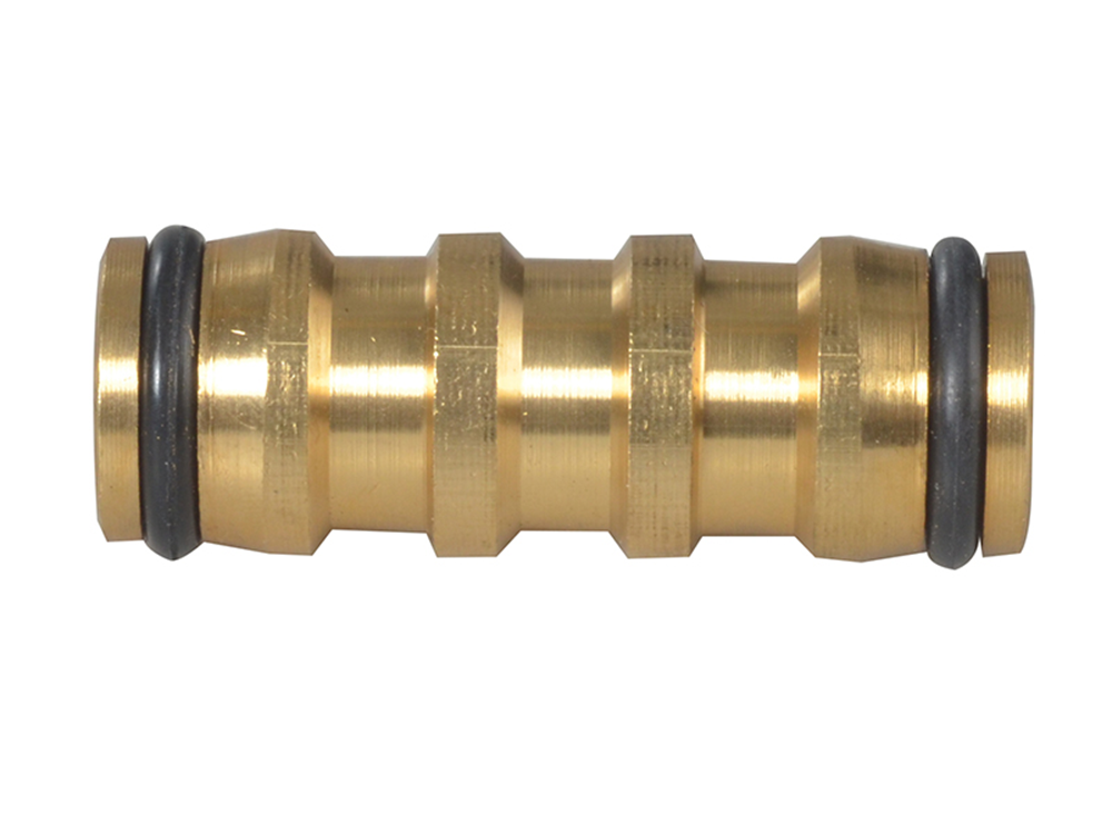 Faithfull FAIHOSEJOIN Brass 2-Way Hose Coupling 12.5mm (1/2in) |