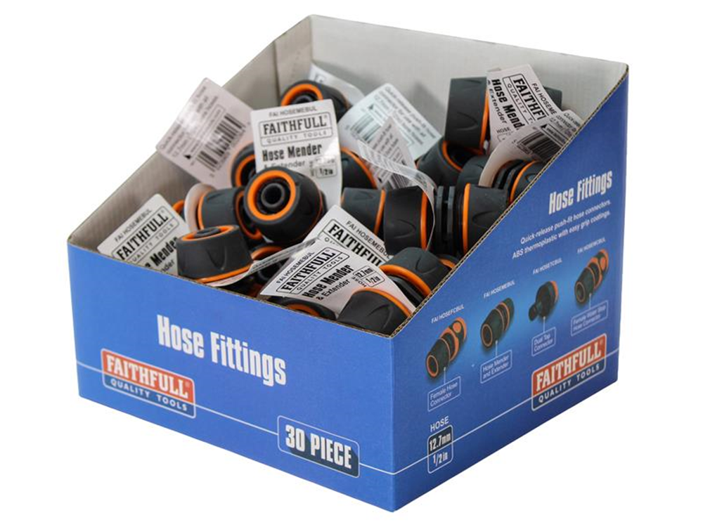 Faithfull FAIHOSEMEBUL Plastic Hose Mender (Box 30) |