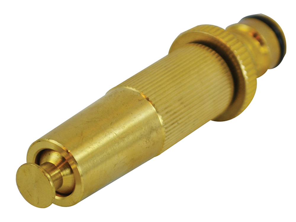 Faithfull FAIHOSENOZZ Brass Adjustable Spray Nozzle 12.5mm (1/2in) |