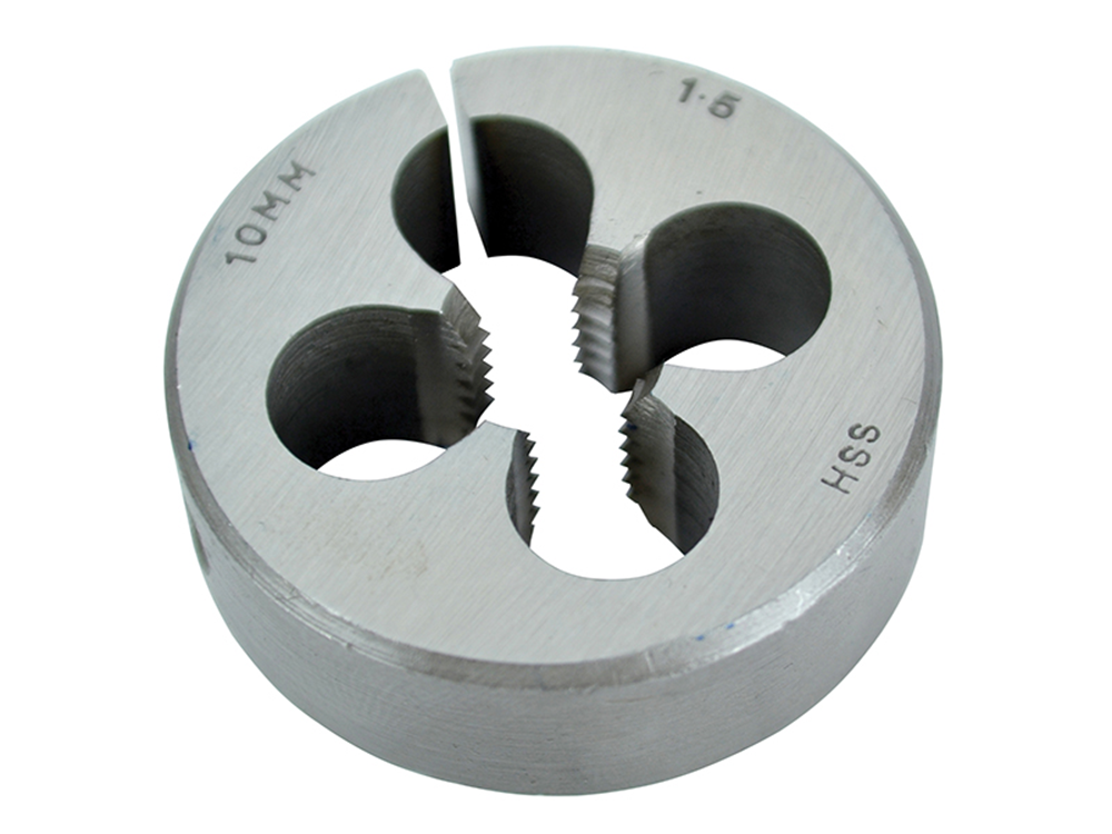 Faithfull FAIHSSDM10 HSS Straight Flute Split Die M10 x 1.50 (11/2in O.D) |