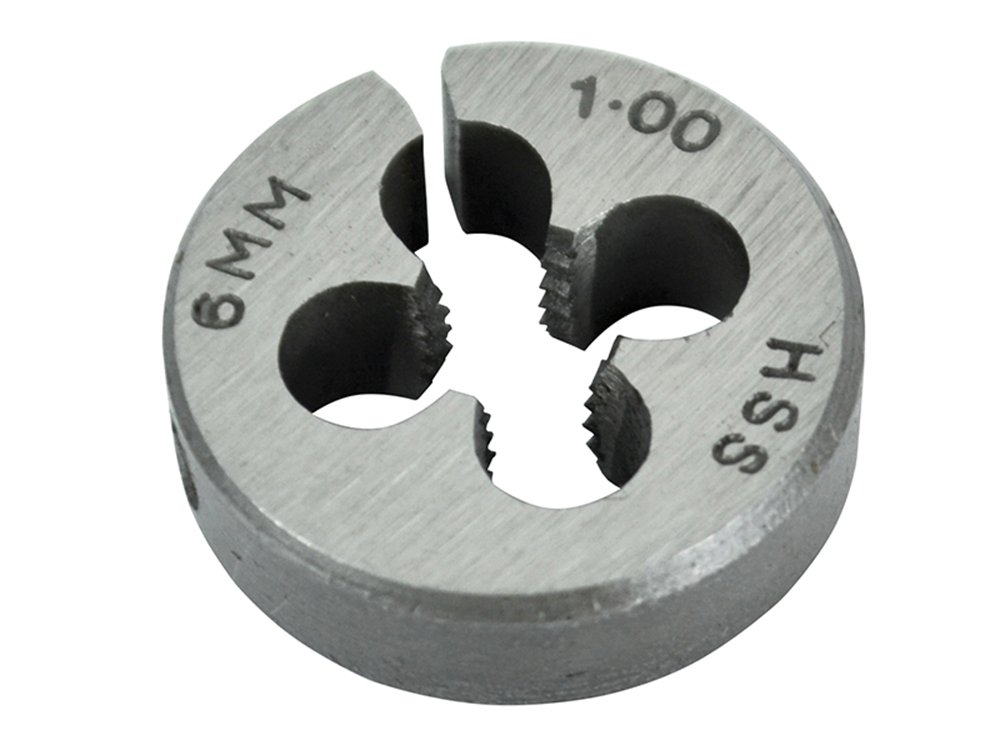 Faithfull FAIHSSDM6 HSS Straight Flute Split Die M6 x 1.0 (13/16 O.D) |
