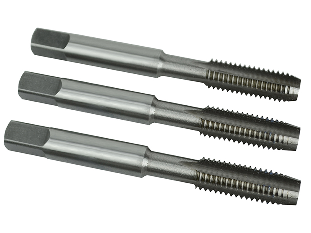 Faithfull FAIHSSTM8 HSS Straight Flute Tap Set M8 x 1.25, 3 Piece |