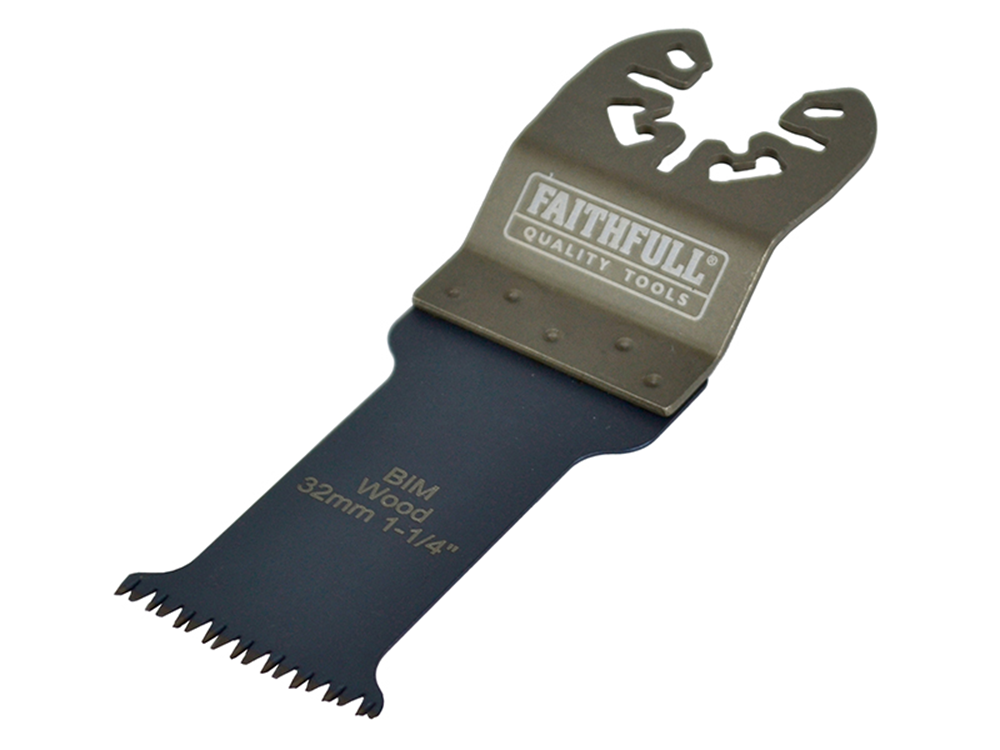 Faithfull FAIMFHW32P Premium Arc Cut Hardwood Bi-Metal Blade 32mm |