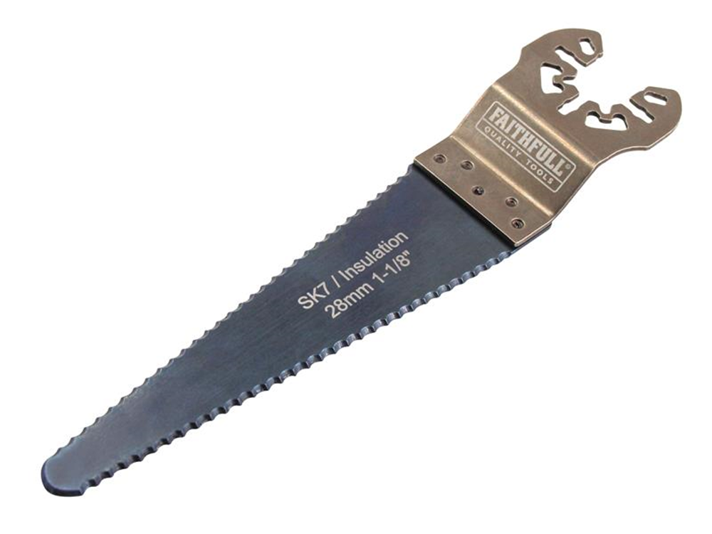 Faithfull FAIMFWAVY SK7 Wavy Edge Insulation Cutter Blade 100mm |
