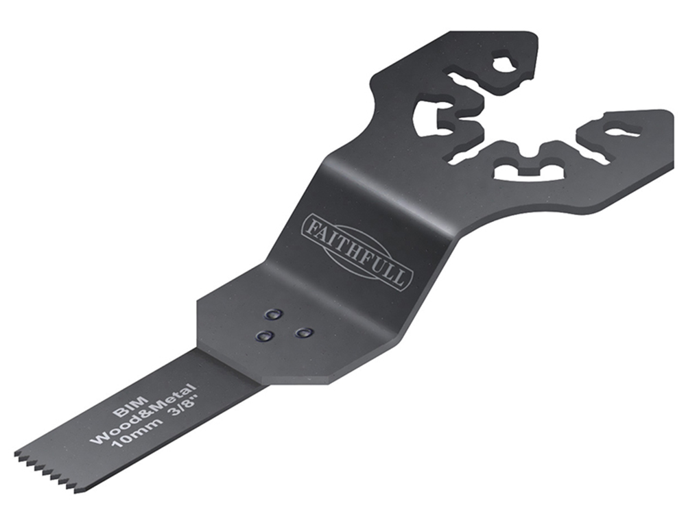 Faithfull FAIMFWM10 Multi-Functional Tool Bi-Metal Flush Cut Wood/Metal Blade 10mm |