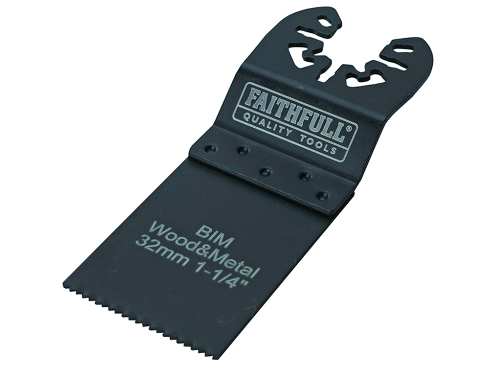 Faithfull FAIMFWM32B Bi-Metal Flush Cut Wood/Metal Blades 32mm (Pack 5) |