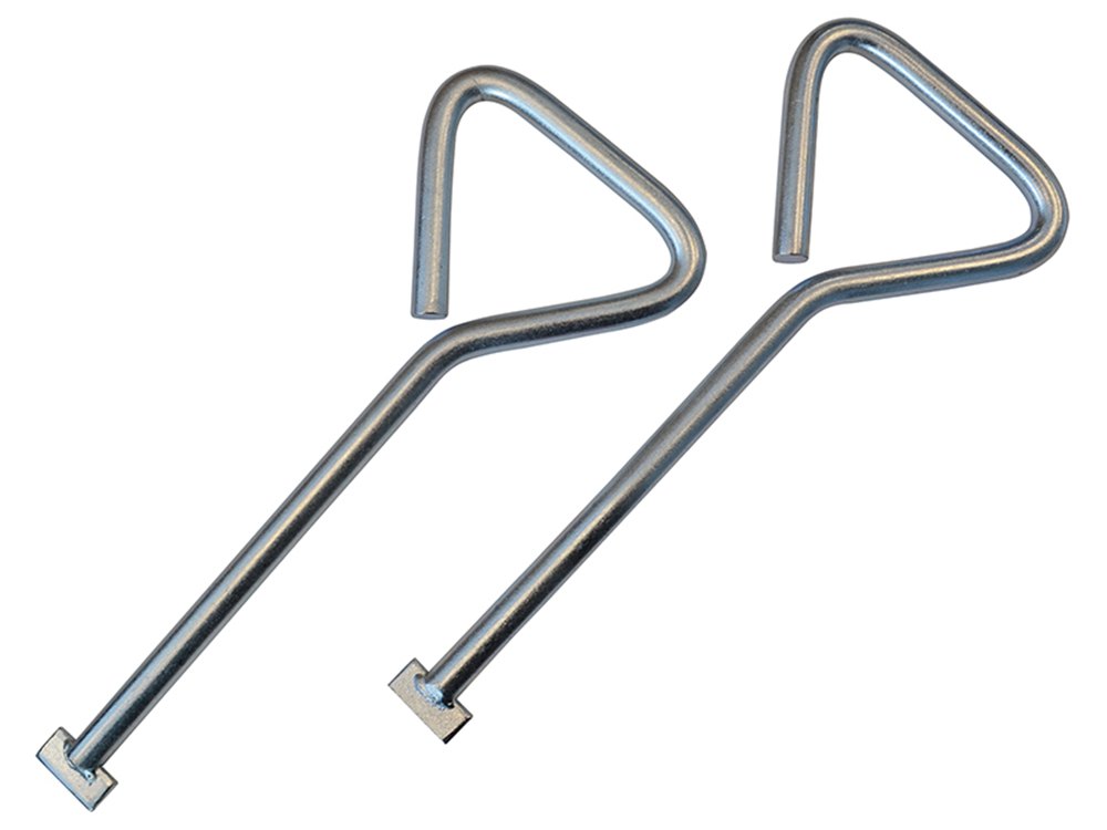 Faithfull FAIMHK320 Manhole Keys (Pack of 2) 320mm (12.5in) |