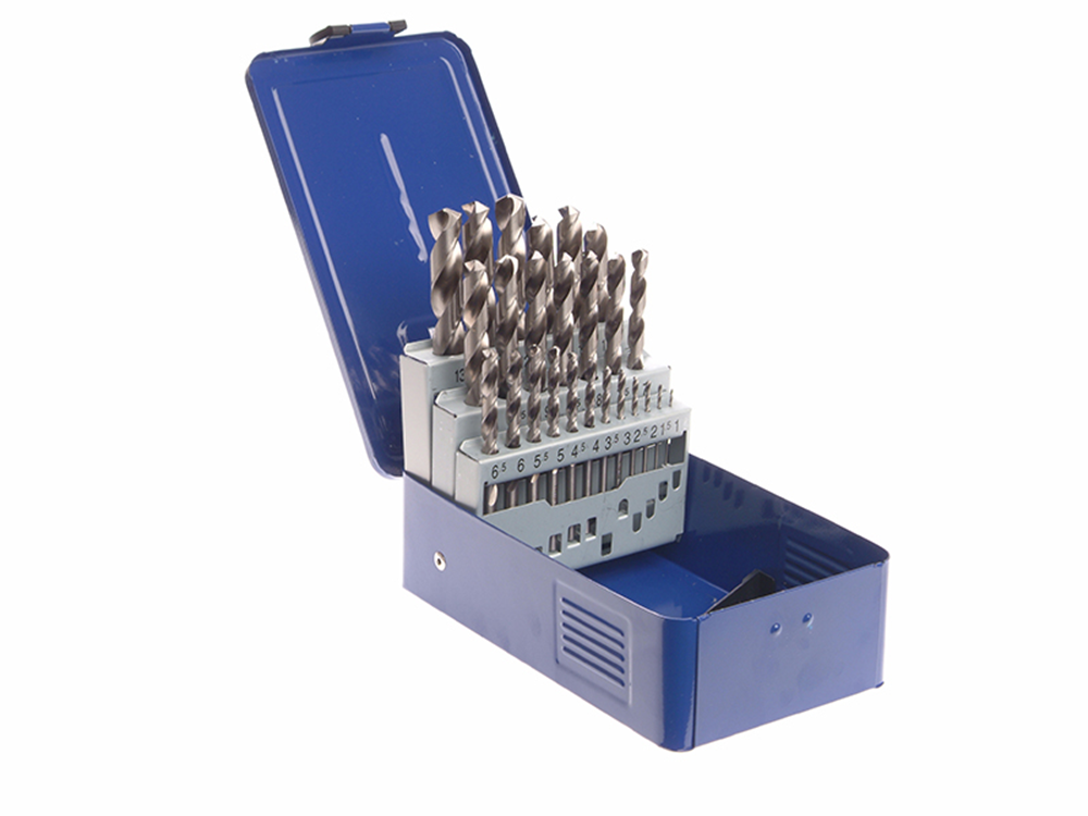 Faithfull FAIMSET25PRO HSS Drill Bit Set of 25 M2 1 - 13mm & Case |