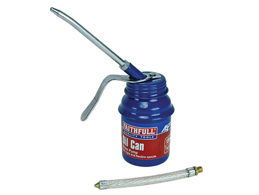 Faithfull FAIOC125 Pistol Type Oil Can 125ml |