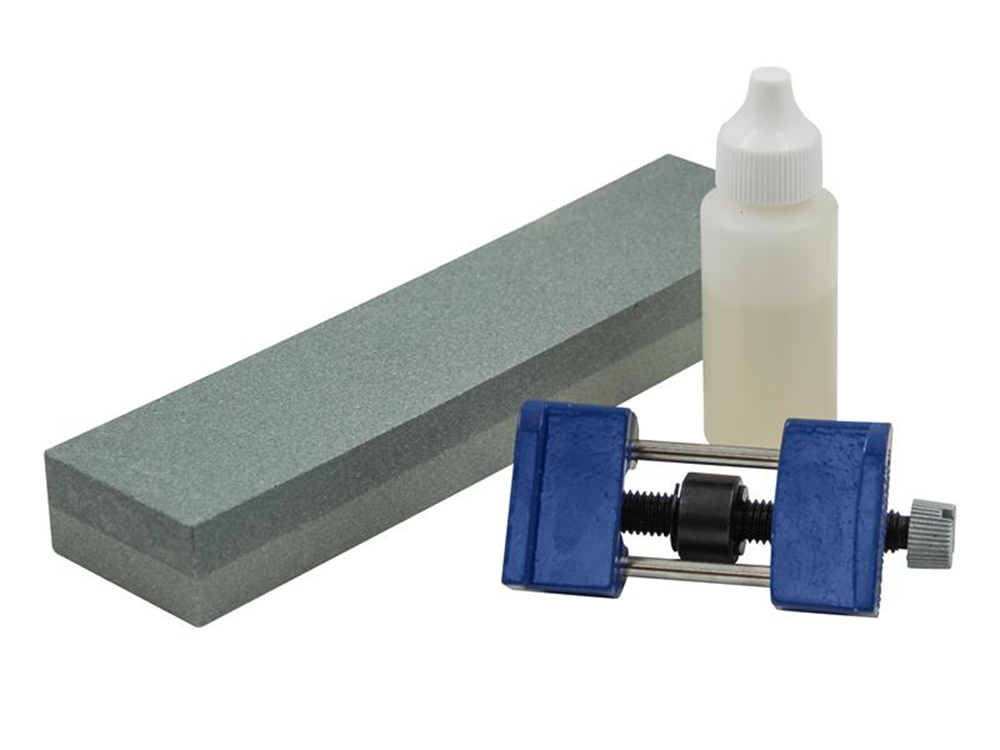 Faithfull FAIOS8CHG Oilstone 200mm & Honing Guide Kit |