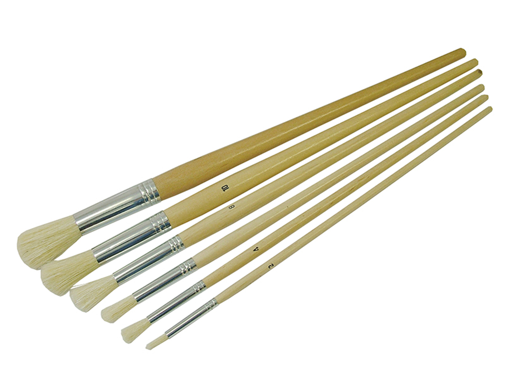 Faithfull FAIPBFITRPK Round Fitch Brush Set 6 Piece |