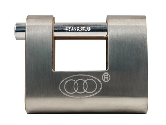 Faithfull FAIPLB80SHUT Brass Shutter Padlock 80mm |