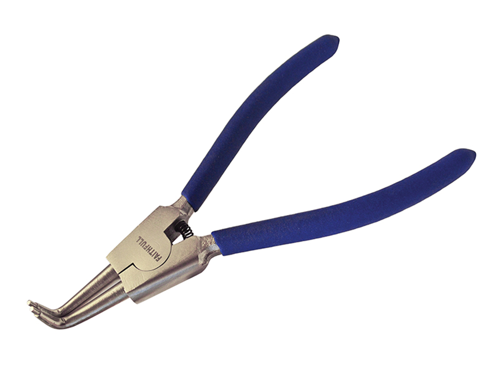 Faithfull FAIPLCIREXTB Circlip Pliers Outside Bent CRV 180mm (7in) |