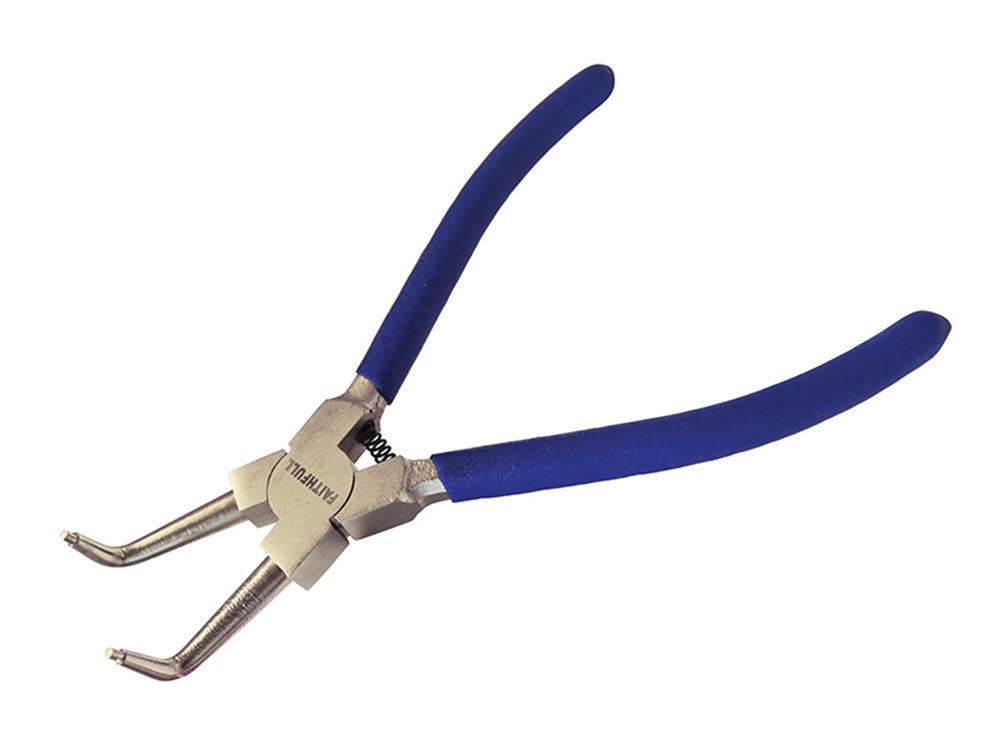 Faithfull FAIPLCIRINTB Circlip Pliers Inside Bent CRV 180mm (7in) |