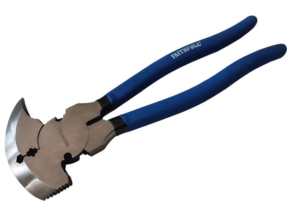 Faithfull FAIPLF10N Soft Grip Fencing Pliers 250mm (10in) |