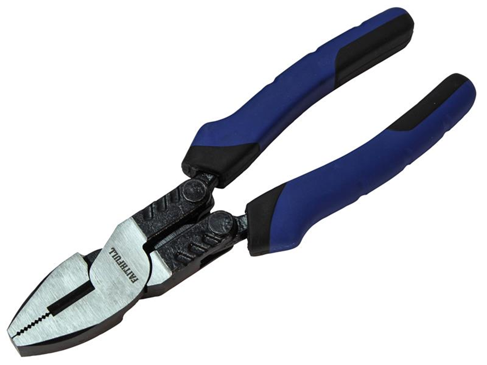 Faithfull FAIPLHLC8 High-Leverage Combination Pliers 200mm (8in) |