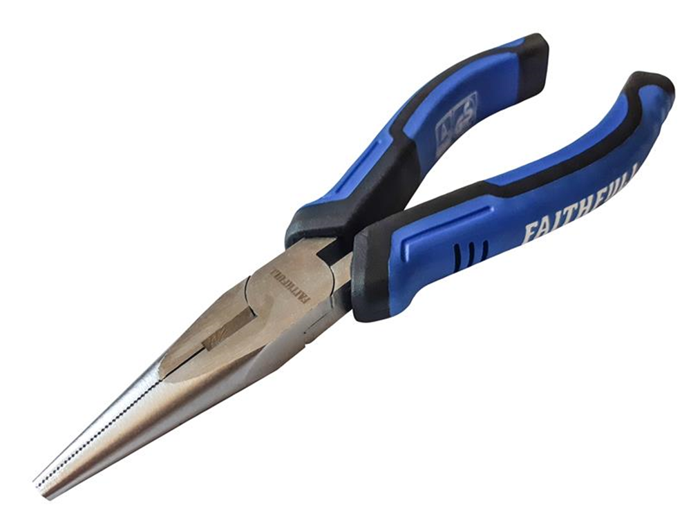 Faithfull FAIPLLN612N Long Nose Pliers 165mm (6.1/2in) |
