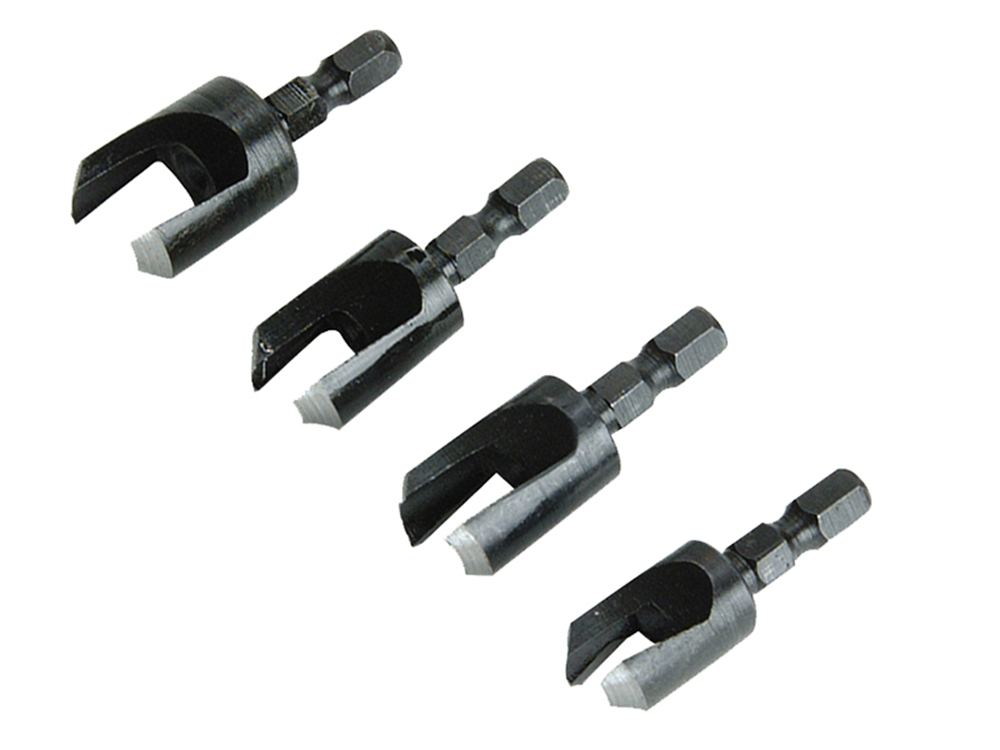 Faithfull FAIPLUGS4 Plug Cutter Set of 4 No.6-12 |