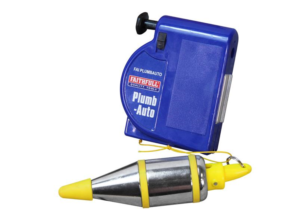 Faithfull FAIPLUMBAUTO Plumb-Auto Automatic Plumb Line 400g (14oz) |