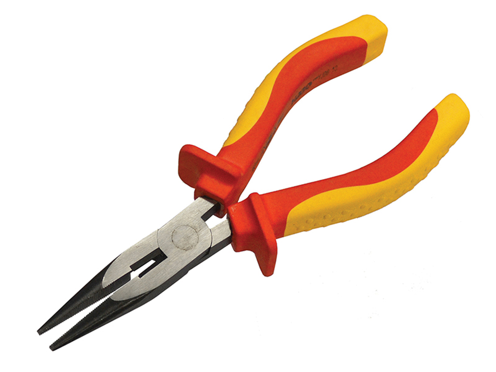 Faithfull FAIPLVDELN6 Long Nose Pliers VDE 170mm |