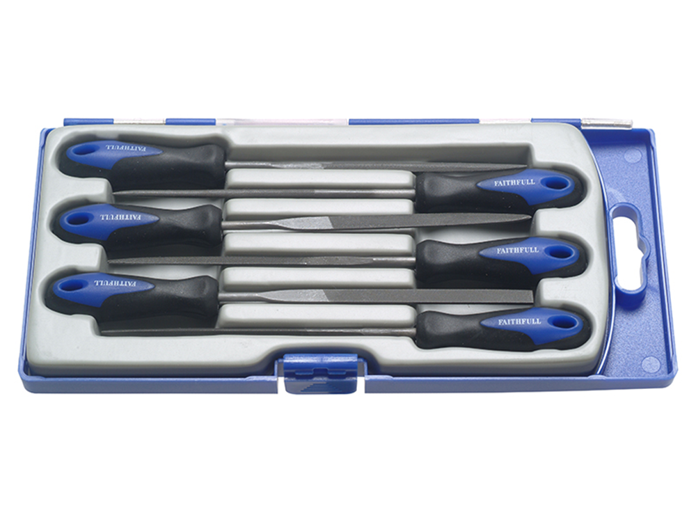 Faithfull FAIPPNEEDLE Precision Needle File Set 6 Piece |
