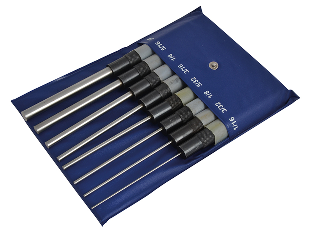 Faithfull FAIPPSET8RHL Long Series Pin Punch Set, 8 Piece |