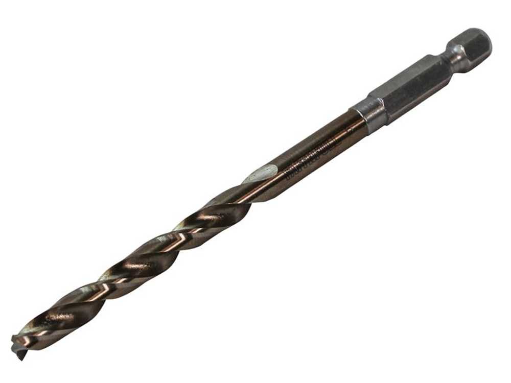 Faithfull FAIQC300C HSSE M35 Cobalt Quick-Change Impact Drill Bit 3.0mm OL:77mm WL:33mm |