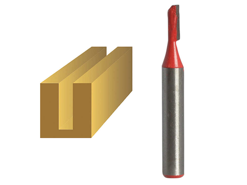 Faithfull FAIRB11 Router Bit TCT Single Flute 3.2mm x 10mm 1/4in Shank |