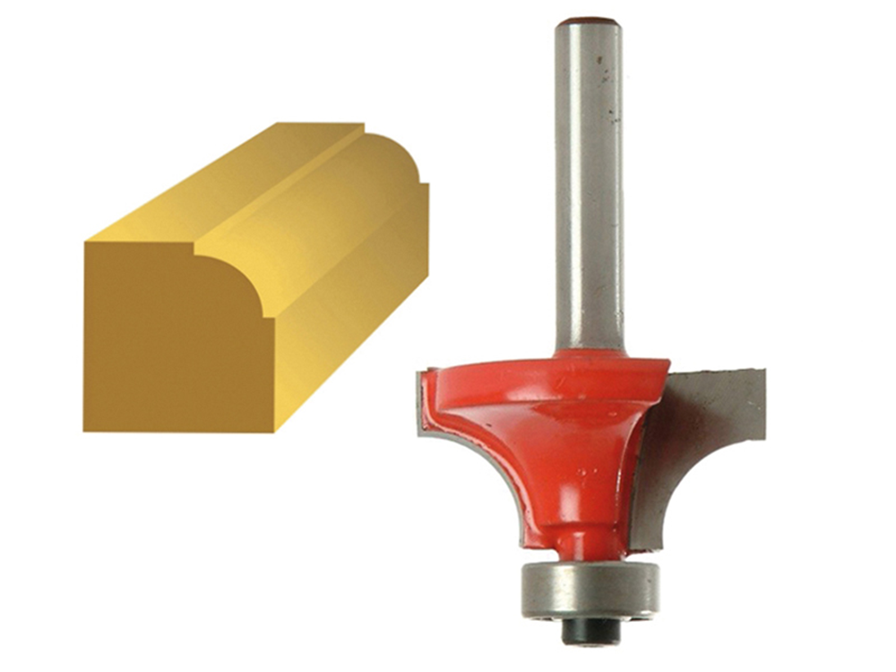 Faithfull FAIRB111 Router Bit TCT 9.5mm Rounding Over 1/4in Shank |