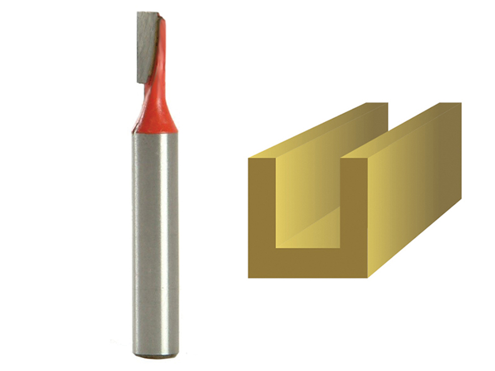 Faithfull FAIRB21 Router Bit TCT Single Flute 4.0mm x 11mm 1/4in Shank |