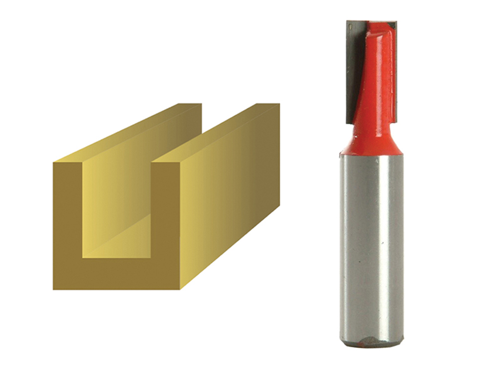 Faithfull FAIRB220 Router Bit TCT Two Flute 10.0mm x 19mm 1/2in Shank |