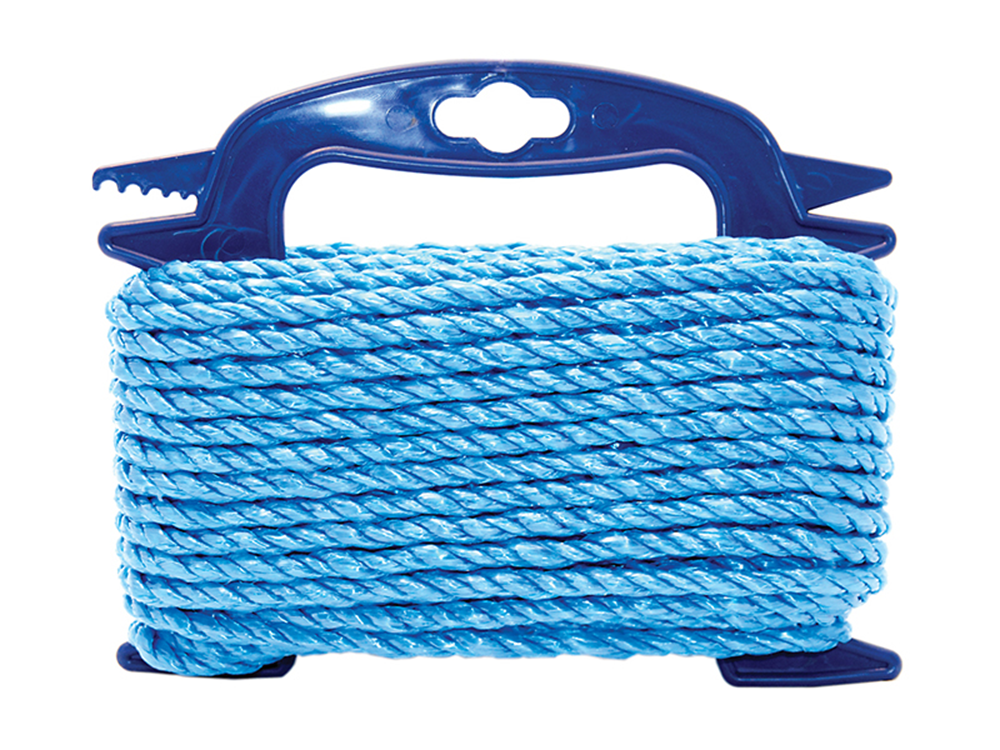 Faithfull FAIRB1010H Blue Poly Rope 10mm x 10m |