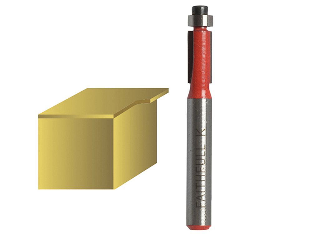 Faithfull FAIRB71 Router Bit TCT Mini Trim 6.3mm x 12.7mm 1/4in Shank |